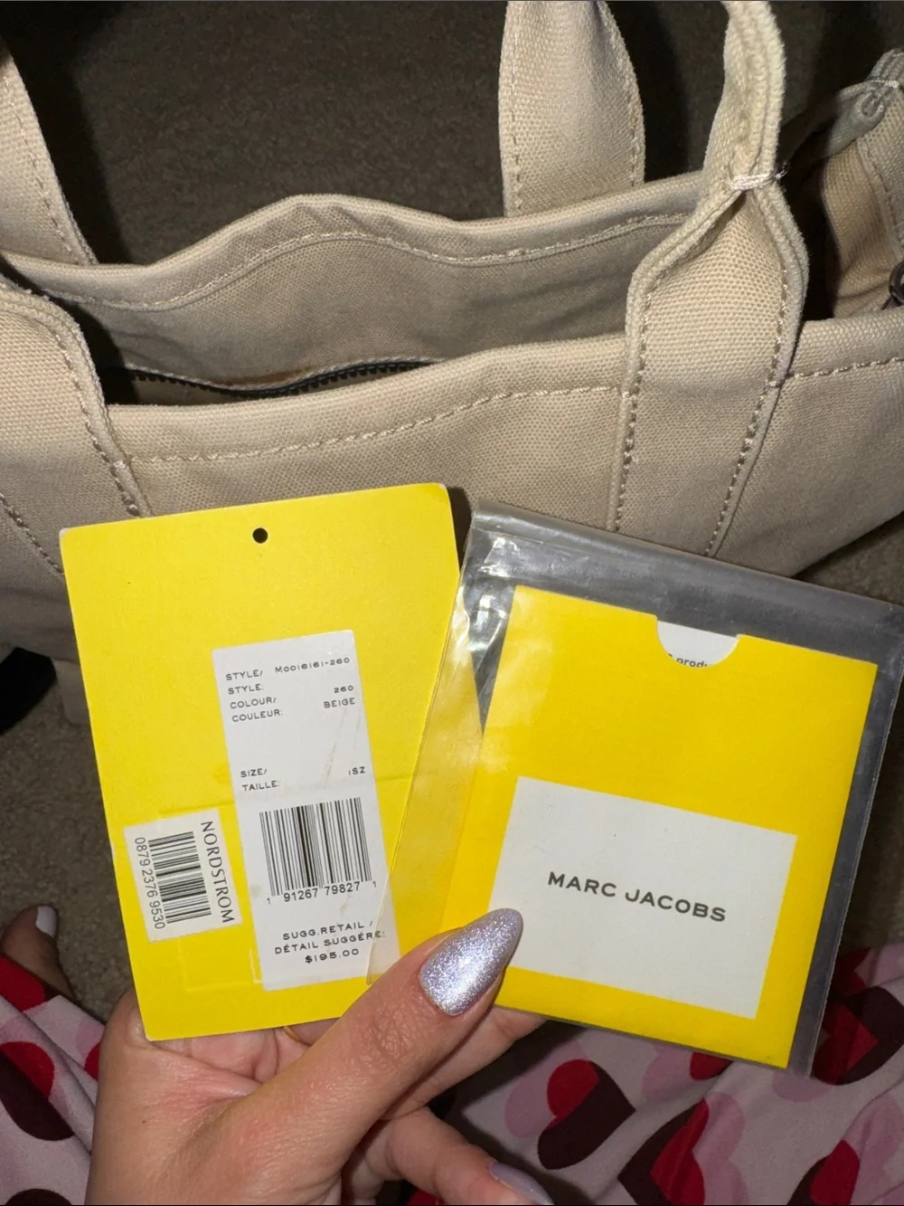 Marc Jacobs canvas tote